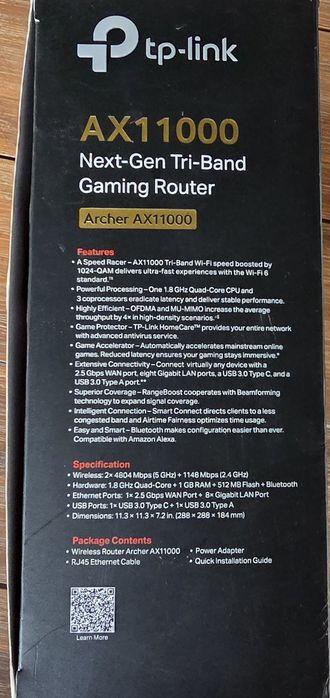 Router gaming wireless tp-link archer ax11000