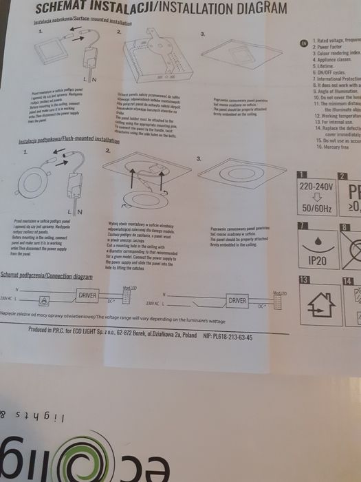 Led, 24w, Ecolight