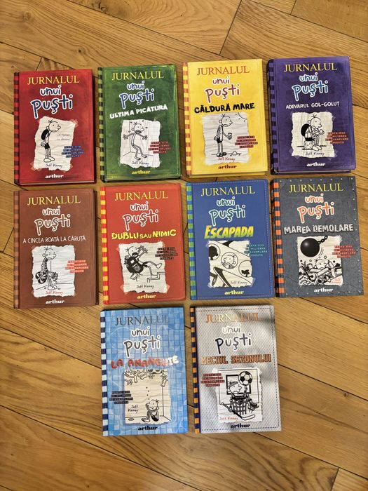 Jurnalul unui pusti, colectie 10 volume.