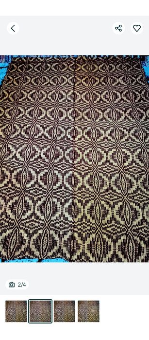 MACAT țărănesc țesut la război cu urzeală de bumbac