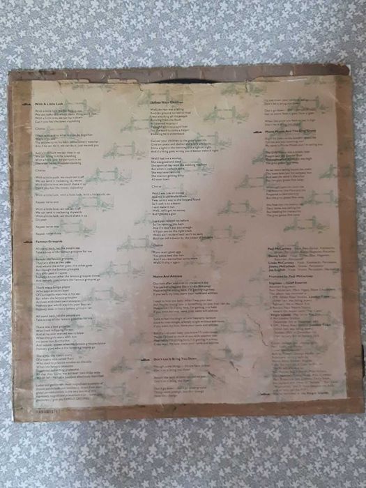 Пластинка Wings – London Town 1978 ORIGINAL INDIA VG/G