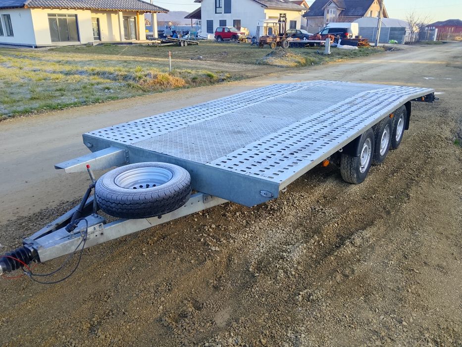 REMORCA PLATFORMA SLEP TRAILER 3 axe an 2021 L 5.50m- l 2.10m stare bu