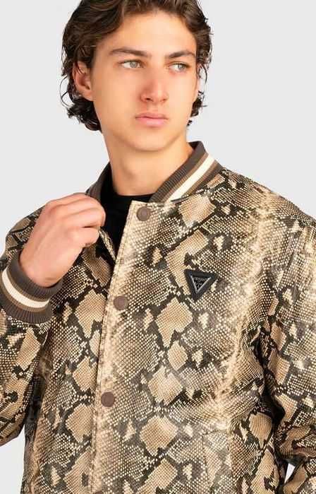 Чисто ново оригинално кожено яке GUESS, размер L