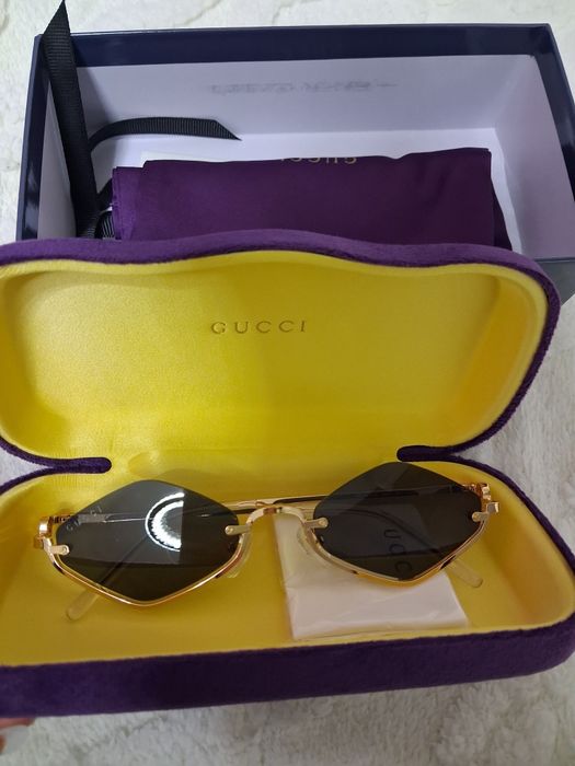 Ochelari de soare gucci rama forma geomegrica