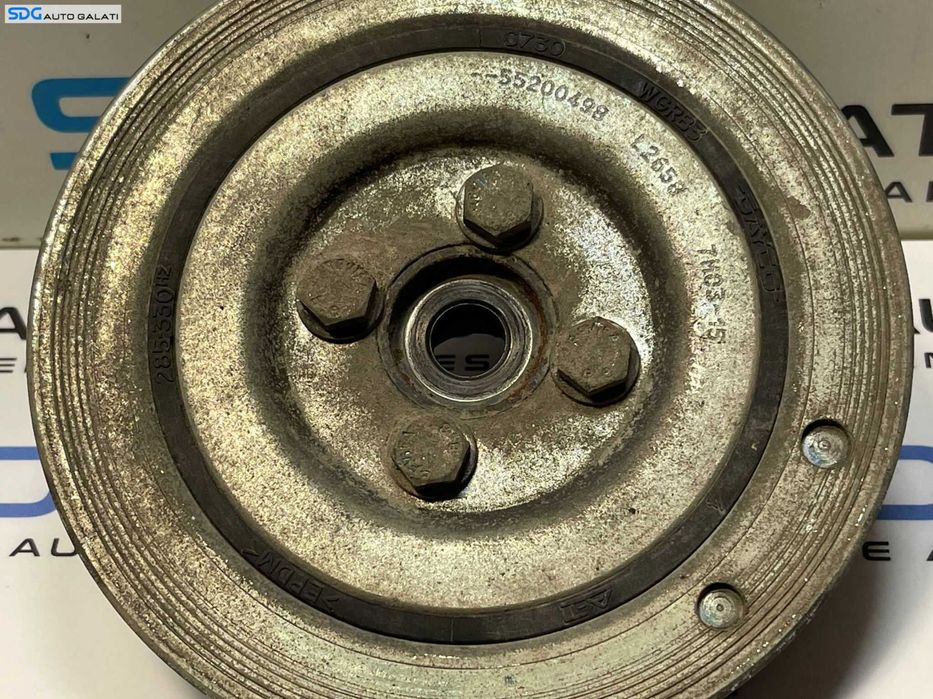 Fulie Rola Pinion Vibrochen Arbore Cotit Alfa Romeo Mito 1.3 JTD 2008 - 2015 Cod 55200498 [2085]