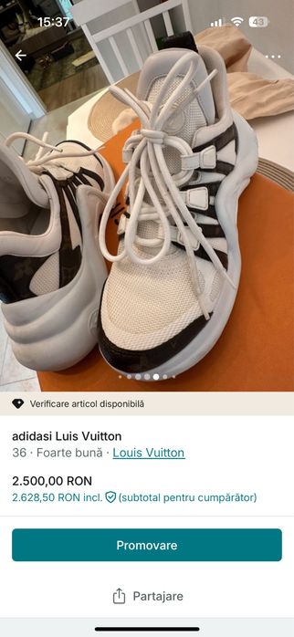 Adidasi Loius Vuitton archlight