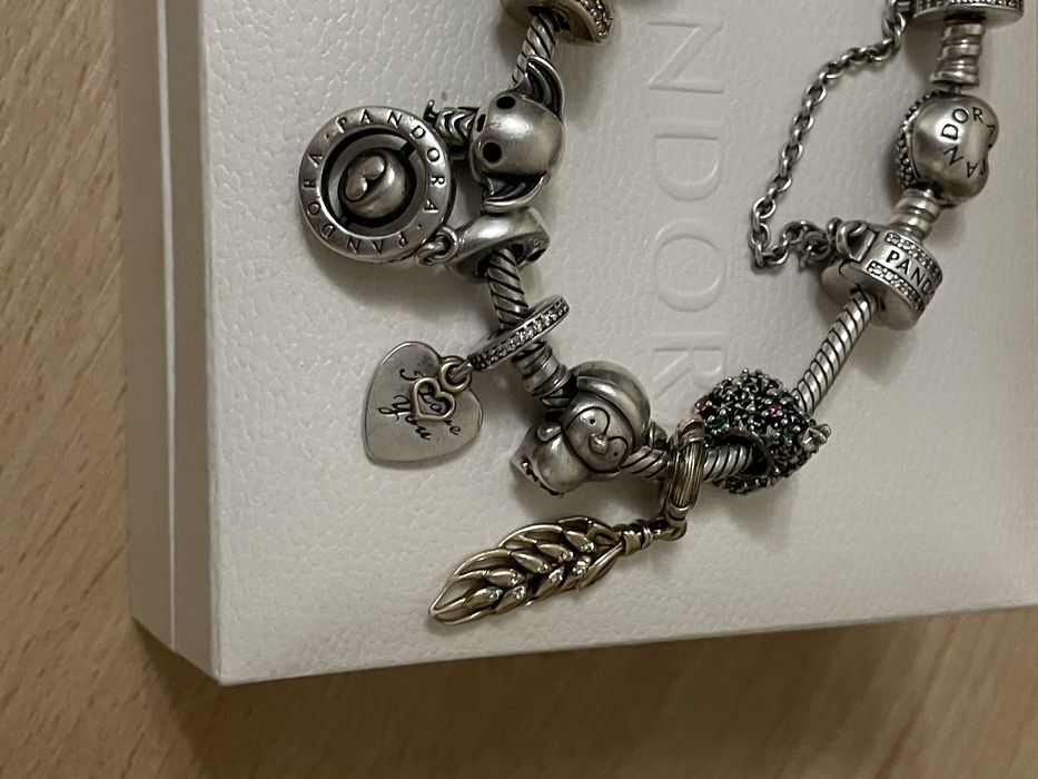 Браслет Pandora оригинал с шармами