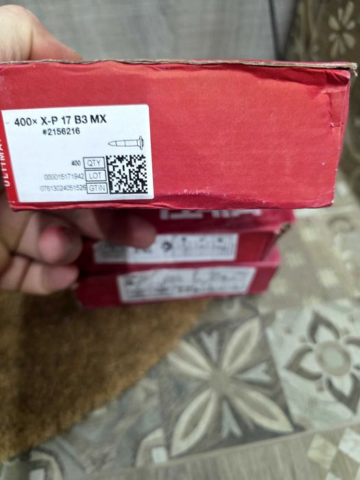 Пирони за бетон и метал оригинал