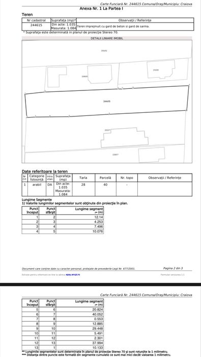 Teren Parc Romanescu Genistilor