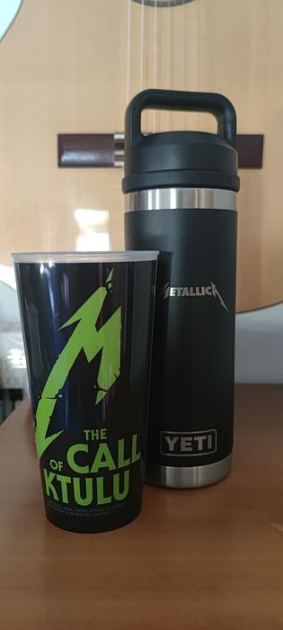 Metallica M72 pack - Termos Yeti, Pahar Plastic, Pana Chitara, Bratara Acces