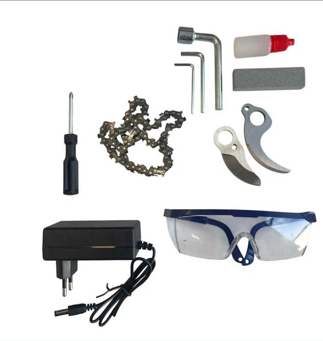 Градинска ножица и трион +телескопичен прът  3в1 36v