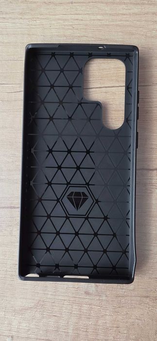 Husă Samsung Galaxy S23 Ultra – TPU, neagră, Classic Design – NOUĂ