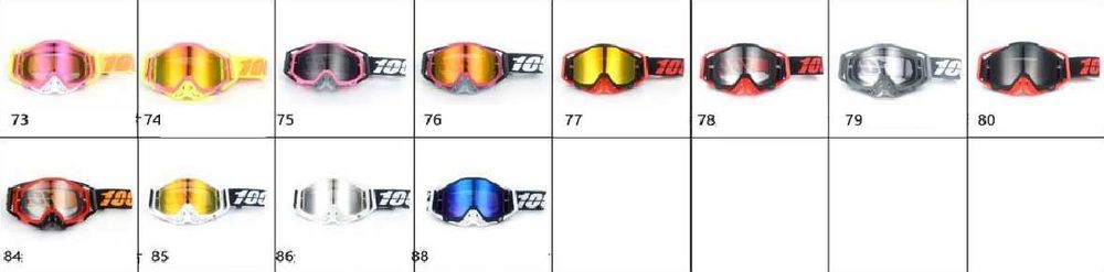 84 Модела - 100% очила racecraft anthem крос мотокрос ендуро очила 84