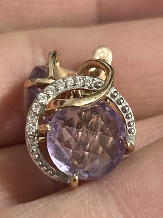 Серьги золотые 585