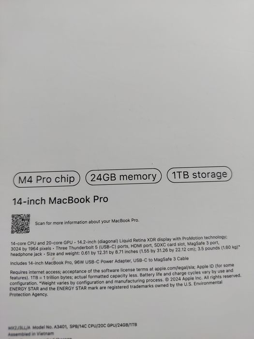 MacBook sotladi yangi