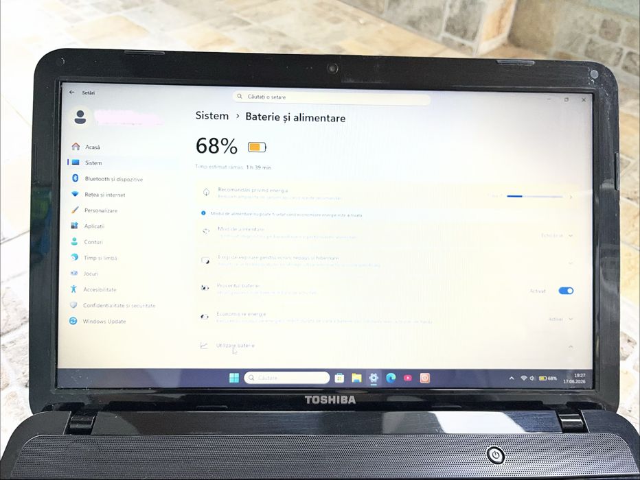 Laptop Toshiba SATELLITE  L850 cu procesor i7 3610QM, 8 gb RAM