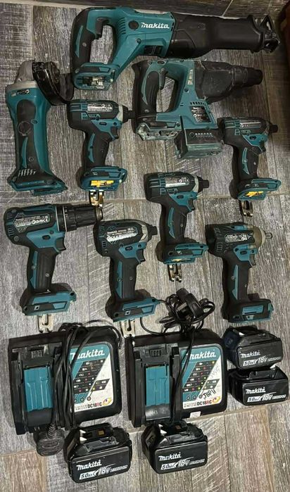 Makita, импакт, перфоратор, циркуляр , инструменти машини