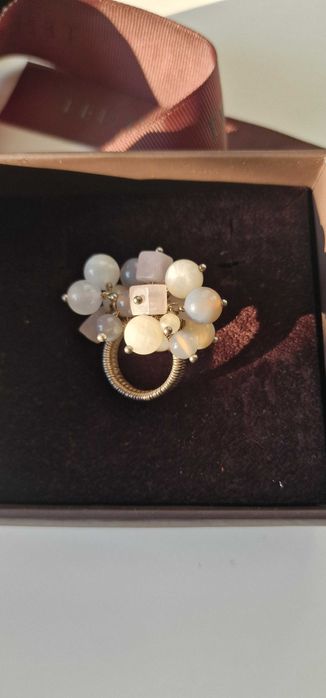 Cercei si inel chiorchine de pietre semipretioase