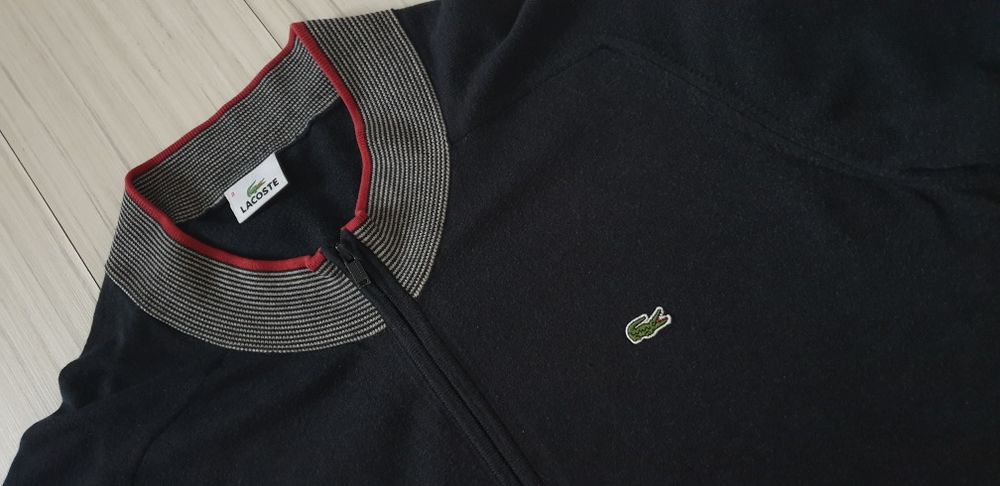 Lacoste Cotton / Wool Full Zip  8 - 3XL ОРИГИНАЛ! Жилетка С цял Цип!