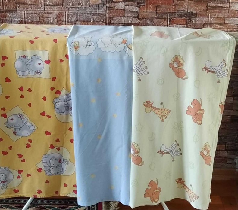 Спално бельо със забавни принтове, за легло 60/120 см (15, 12, 8 лв)