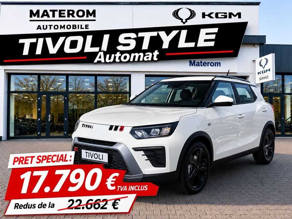 SsangYong Tivoli KGM Tivoli Style 1.5 T-Gdi 163Cp - Automat - Garantie 10Ani!