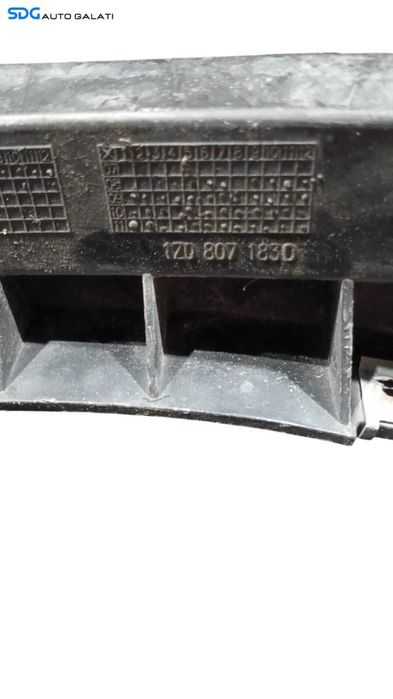 Suport Ghidaj Stanga pentru Bara Spoiler Fata Skoda Octavia 2 NFL Non Facelift 2004 - 2013 Cod 1Z0807183D [M8318]