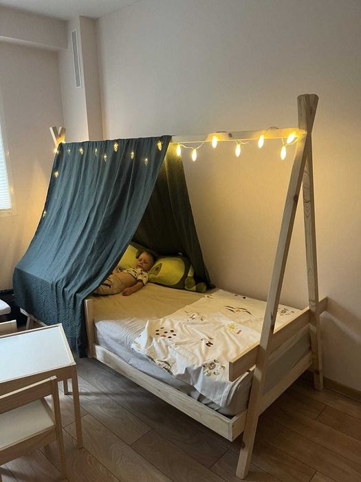 Легло Палатка тип къщичка 200/90 Монтесори