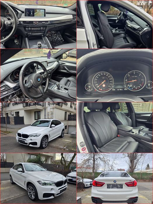 Bmw X6 M 3.0Xdrive 2018/Alb-Alpin/Pachet M-Trapa/Nerulat-RO- BIJUTERIE