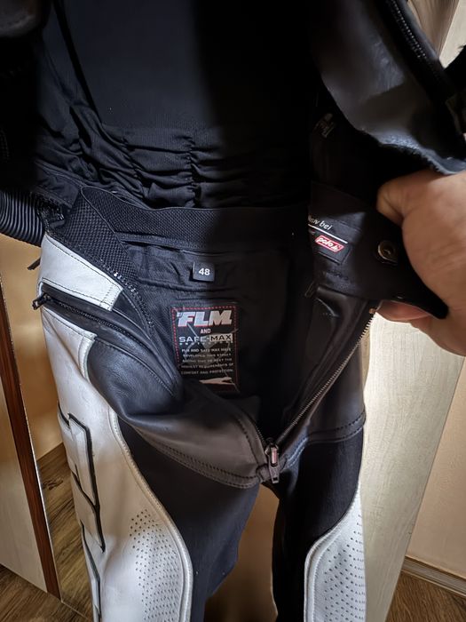 Costum din piele moto FLM