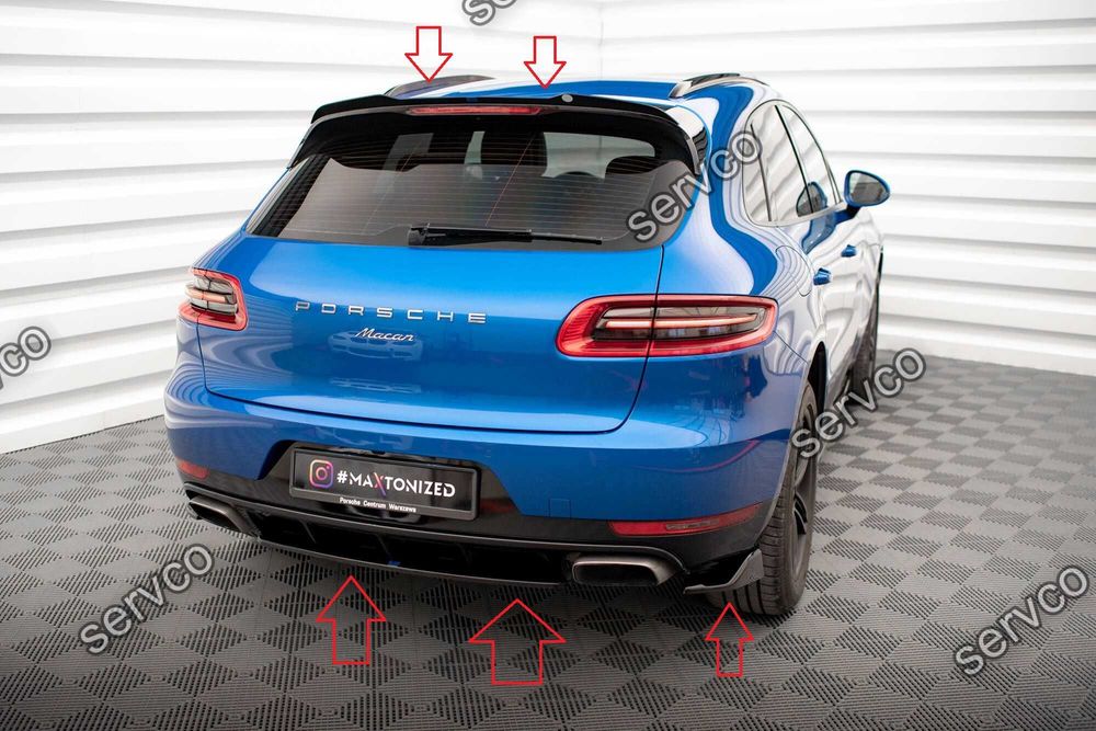 Pachet Body kit tuning Porsche Macan Mk1 2014-2018 v4 - Maxton Design
