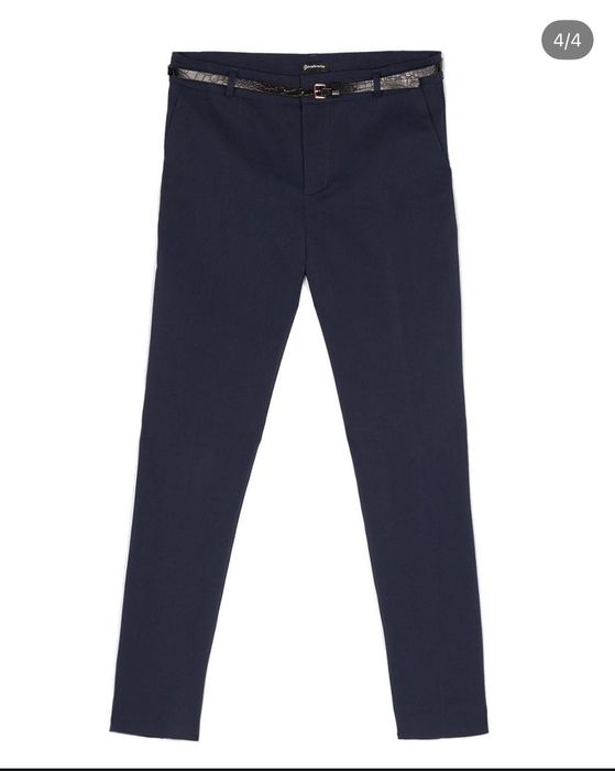 Панталон Stradivarius - тъмносин