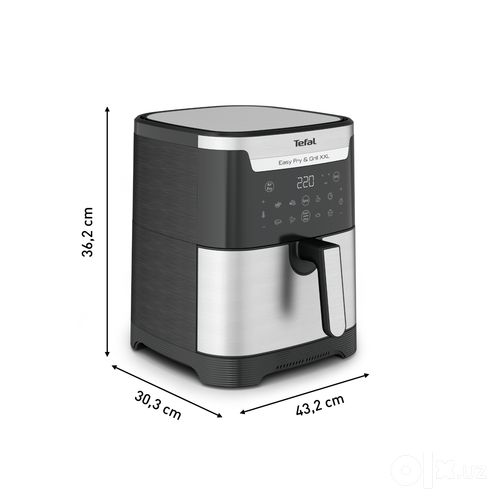 Аэрофритюрница Tefal EY801D, 6,5 л, 1650 Вт