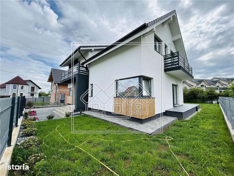 Casa individuala, 434 mp teren, finisata la alb, 147mp utili, Cristian