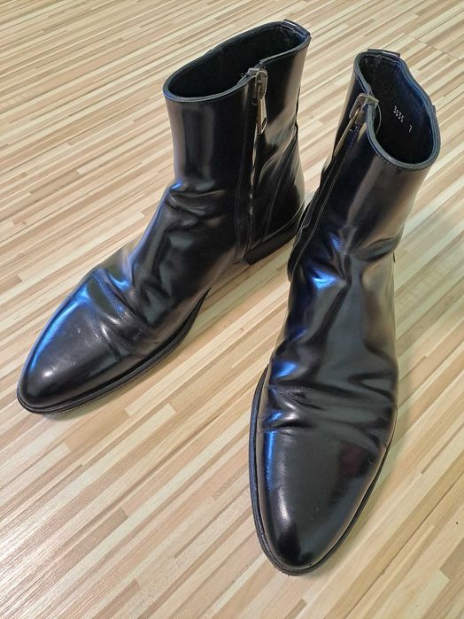 Cizme de piele Dolce & Gabbana