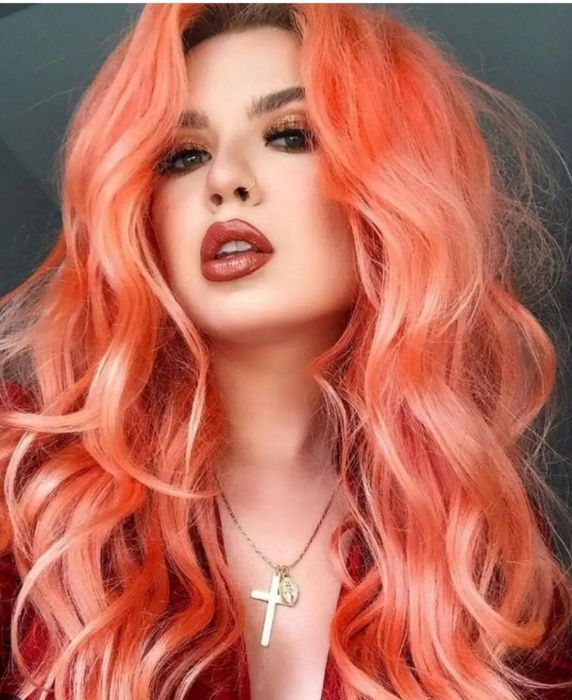 Стойкая краска для волос Anthocyanin O12 — Ярко кораллово-оранжевый