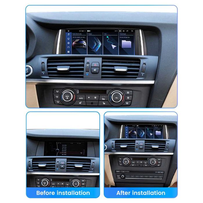 Navigatie BMW X3 F25 , X4 F26 ( 2010 - 2016 ) , Android 6GB Ram noua