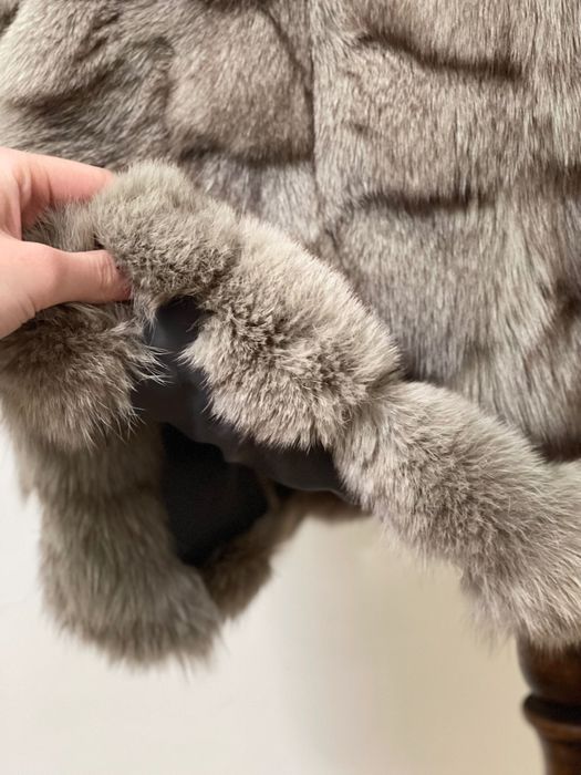 Палто естествен косъм