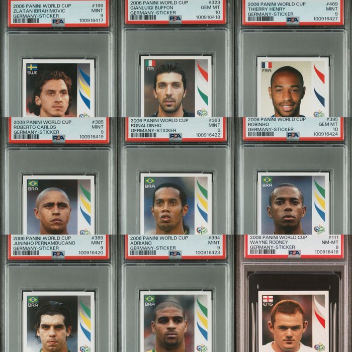 Panini Topps diverse Carduri/Stickere autentificate si gradate de PSA