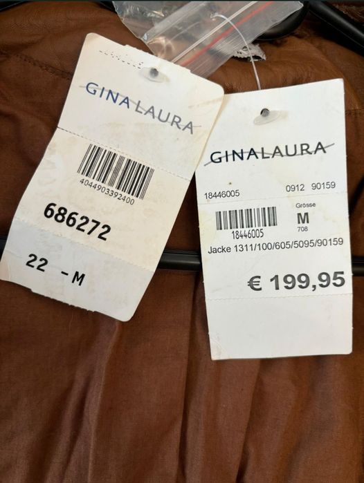 Geaca de dama din piele, NOUA cu ETICHETA, Gina Laura