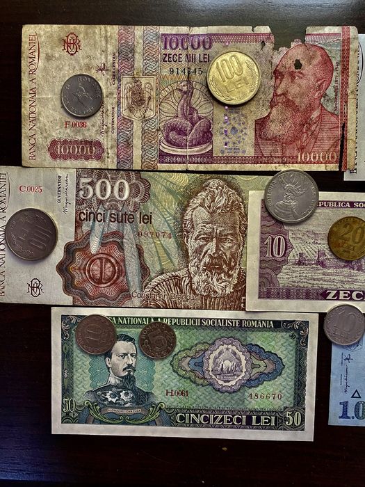 Bancnote si monede vechi