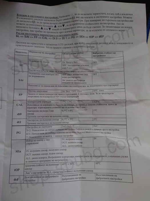 Чисто нов програмируем електрически термостат за водни и електрически отопителни системи