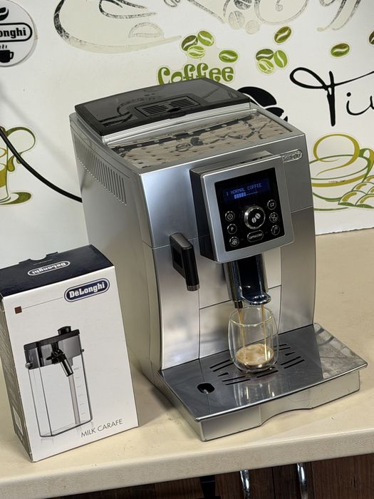 Кафемашина кафе автомат delonghi cappuccino с гаранция