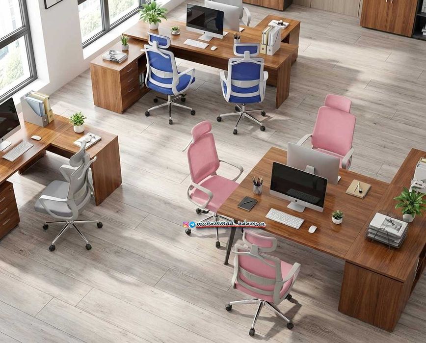 Кресло PRICHER, регулировка высоты, механизм качания, сталь, 3 цвета