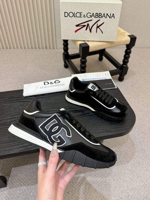 D&G DG Logo Sneaker "Black/White"