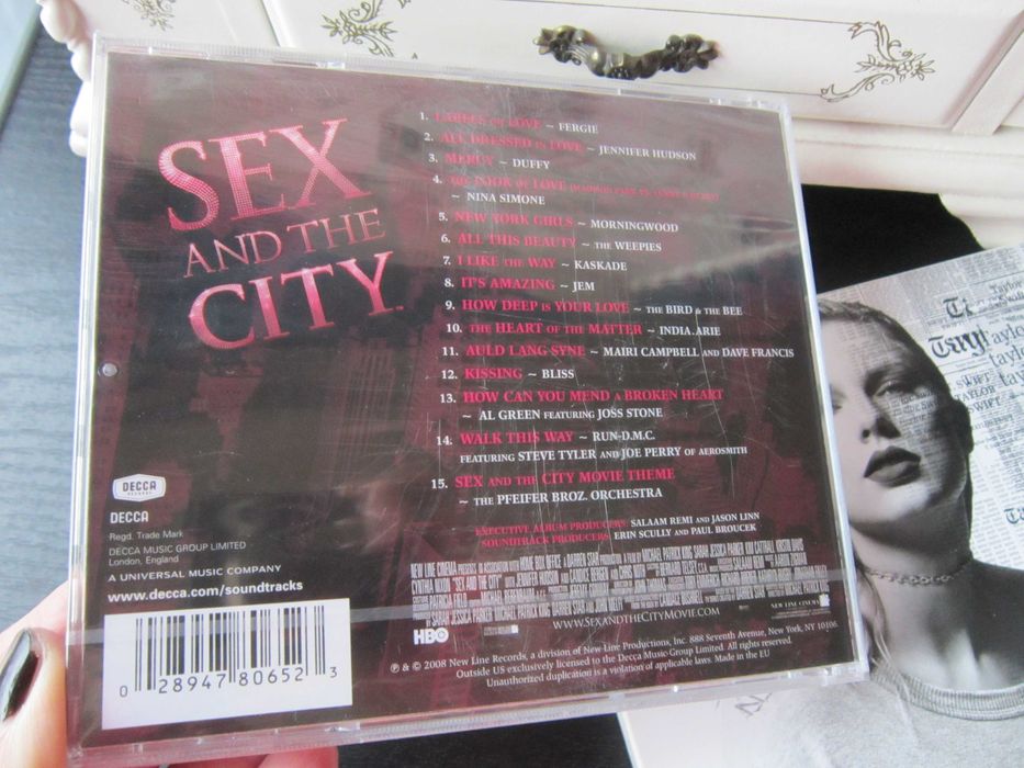 cadou rar cd Sex And The City (Orig.Motion Picture Soundtrack)2008 nou