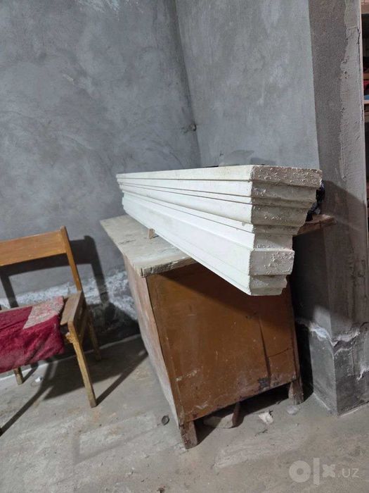 Фасадный декоративный карниз из фибробетона