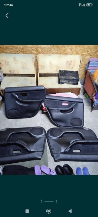 стопаки Субару дверные карты В4