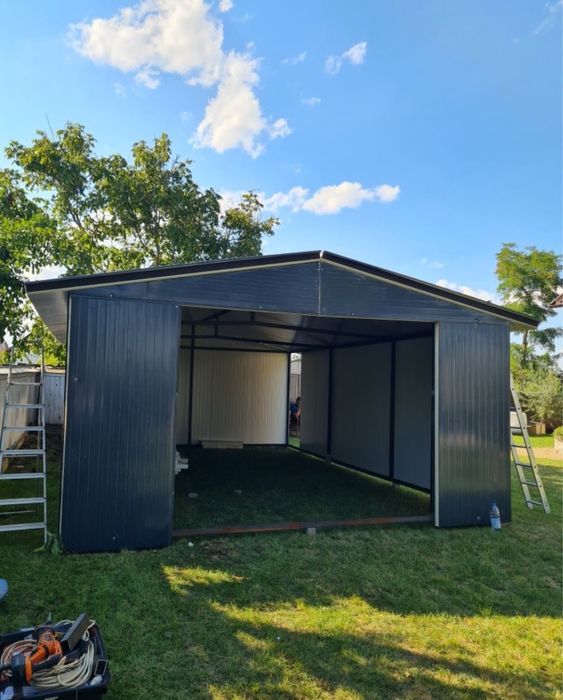 Garaje auto din panouri sandwish