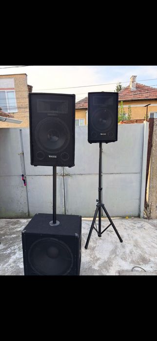 Мощни озвучителни системи Auna Pro / Auna Cube 1812 PA Set (Продават се заедно или поотделно)