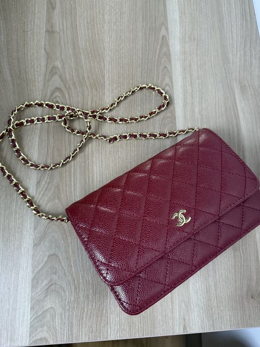 Люкс сумка Chanel бордовый